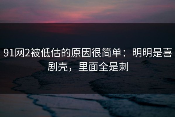 91网2被低估的原因很简单：明明是喜剧壳，里面全是刺