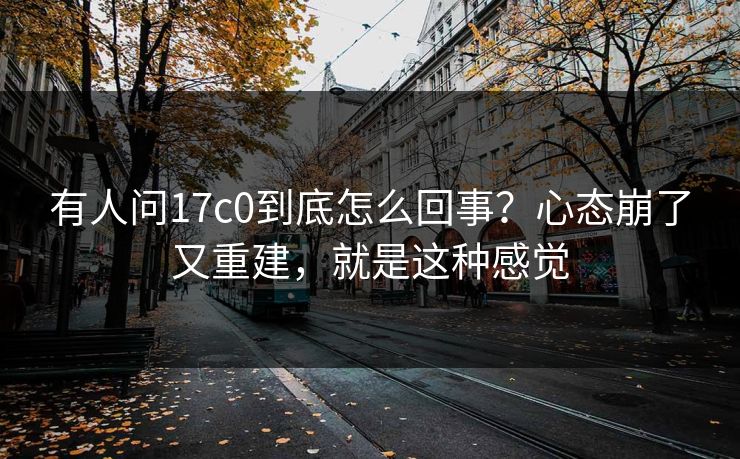 有人问17c0到底怎么回事？心态崩了又重建，就是这种感觉