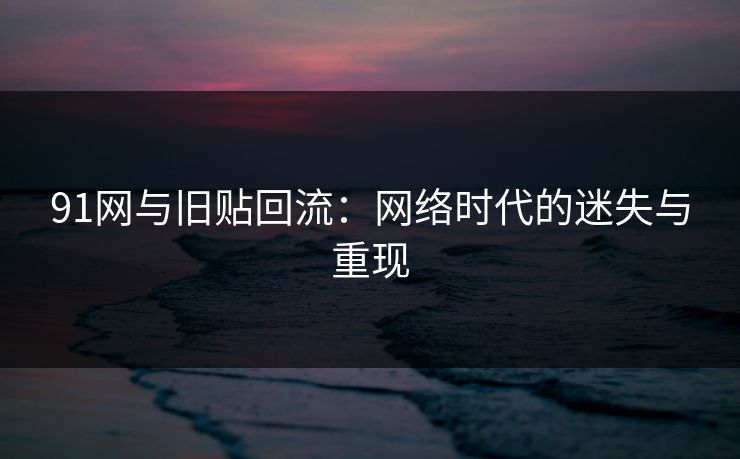 91网与旧贴回流:网络时代的迷失与重现 91网与旧贴回流:网络时代的迷失与重现
